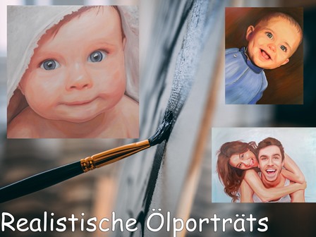 Portrait nach Foto malen lassen